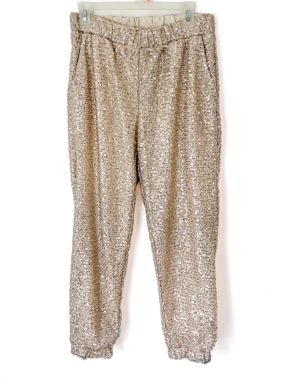 Sequin Jogger Pants size Small